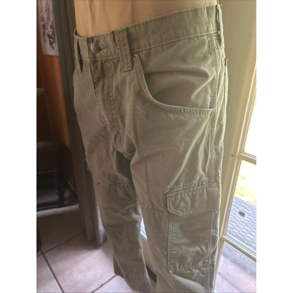 Olive Green Men's Cargo Pants - Brand wrangler